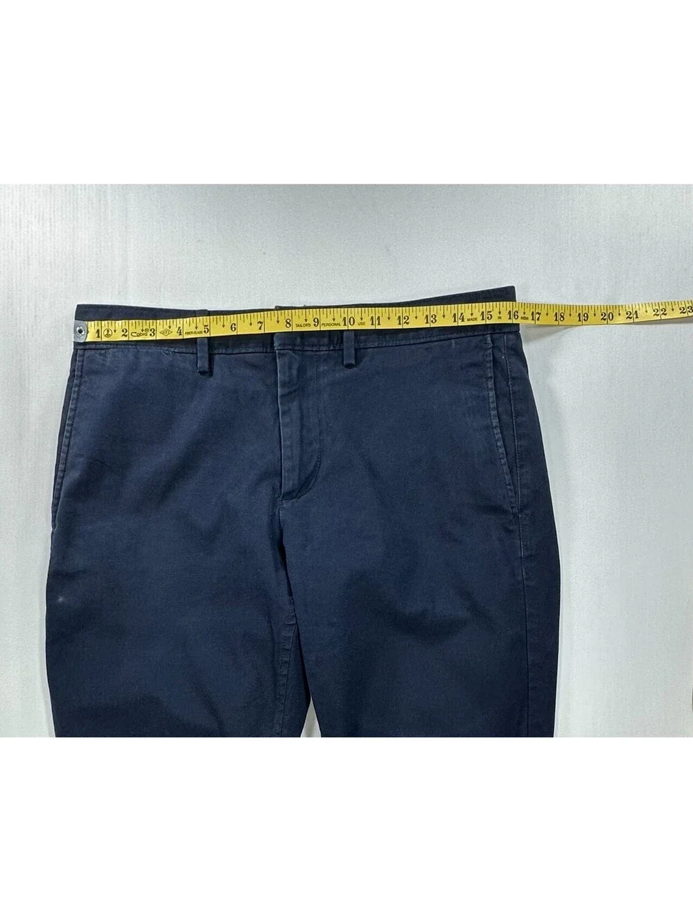 Banana Republic Fulton Stretch Flat Chinos Blue Mens 31/30